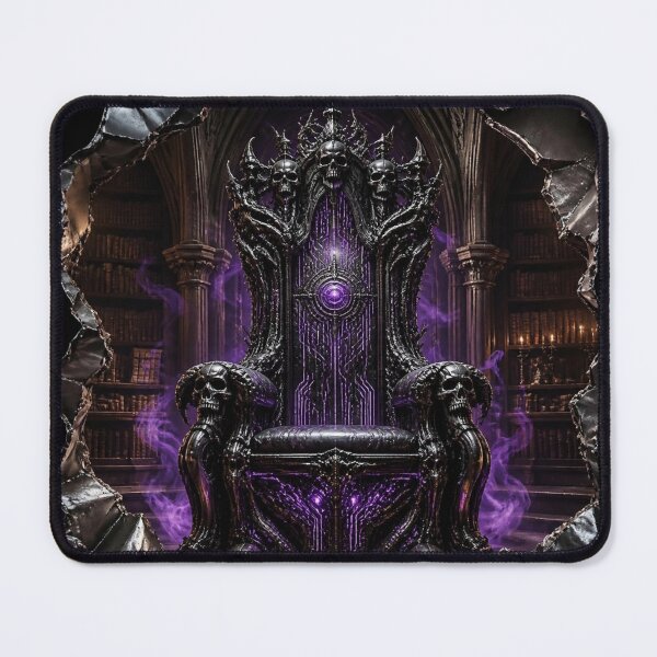 Item preview, Gothic Bio Mechanical Throne Techwear Frame Graphic designed and sold by LazyDayzCo.