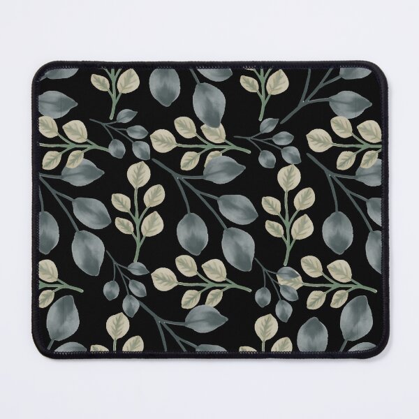 Item preview, Botanical Foliage Black Seamless Pattern Art designed and sold by Jyoti Digital Artist.