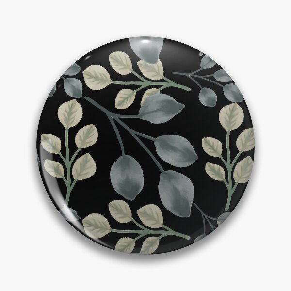 Item preview, Botanical Foliage Black Seamless Pattern Art designed and sold by ​Jyoti Digital Artist.