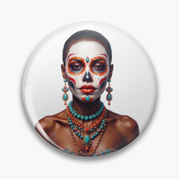 Item preview, La Catrina Portrait - Afro Soul designed and sold by BajioAmigos.