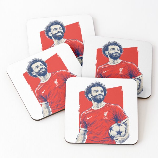 Item preview, Mohamed Salah Smiling with Soccer Ball - Vintage Comic Style Liverpool Football Art designed and sold by arfindo-indra.