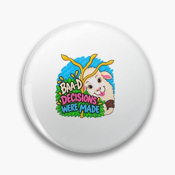 Item preview, Baa-d Decisions Were Made – Funny Chronic Illness Sheep designed and sold by newsuept25.art.