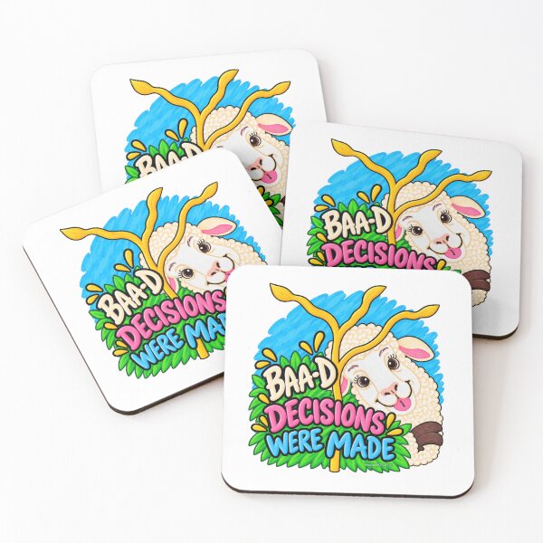 Item preview, Baa-d Decisions Were Made – Funny Chronic Illness Sheep designed and sold by newsuept25.art.