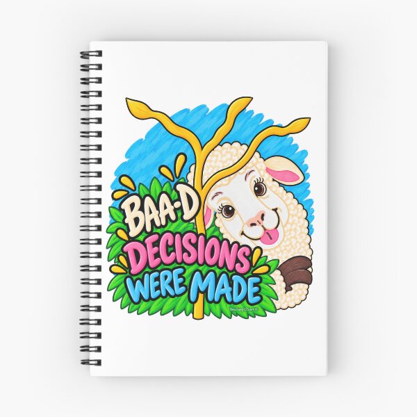 Item preview, Baa-d Decisions Were Made – Funny Chronic Illness Sheep designed and sold by newsuept25.art.