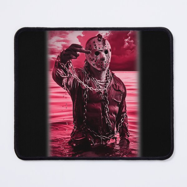Item preview, Slasher Mask Chains In Blood Red Lake Art designed and sold by JermaineLPalm.
