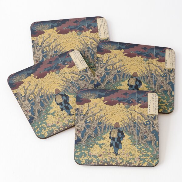 Item preview, The Cursed Tree Path - Japanese Ukiyo-e Woodblock Art designed and sold by manbou-japan.