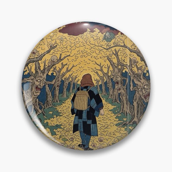 Item preview, The Cursed Tree Path - Japanese Ukiyo-e Woodblock Art designed and sold by manbou-japan.
