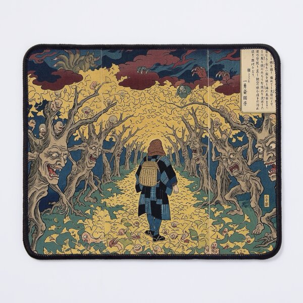 Item preview, The Cursed Tree Path - Japanese Ukiyo-e Woodblock Art designed and sold by manbou-japan.