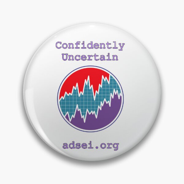 Item preview, Confidently Uncertain designed and sold by Australian Data Science Education Institute.