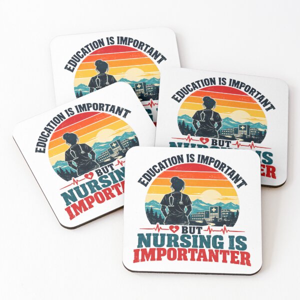 Item preview, Education Is Important But Nursing Is Importanter Nurse Healthcare Professional designed and sold by NeedForParks.