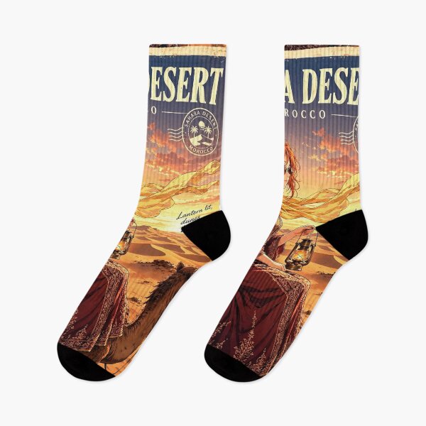 Item preview, Morocco — Sahara Desert — A Golden Camel Journey Across Endless Sunset Dunes designed and sold by DibujandoPorfa.