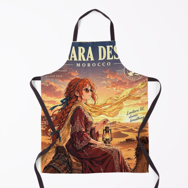 Item preview, Morocco — Sahara Desert — A Golden Camel Journey Across Endless Sunset Dunes designed and sold by DibujandoPorfa.