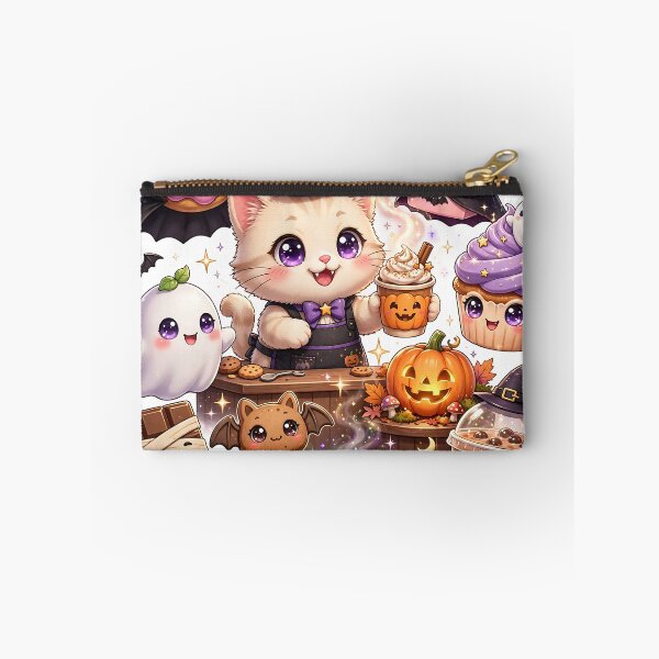 Item preview, Witch's Midnight Café | Cute Kawaii Halloween Coffee & Dessert Art designed and sold by SmartyWonders.