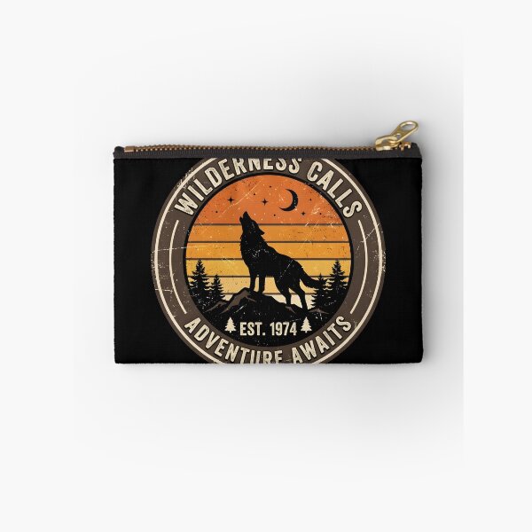 Item preview, Retro Sunset Wolf Fursona Vintage 70s Indie Badge Graphic designed and sold by DuckOddity.