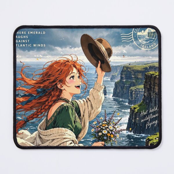 Item preview, Ireland — Cliffs of Moher — A Wild Atlantic Journey Through Wind, Sea and Emerald Cliffs designed and sold by DibujandoPorfa.