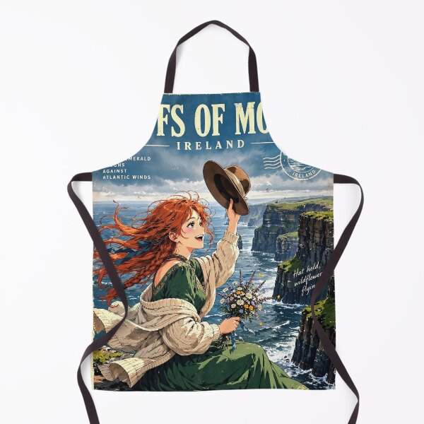 Item preview, Ireland — Cliffs of Moher — A Wild Atlantic Journey Through Wind, Sea and Emerald Cliffs designed and sold by DibujandoPorfa.