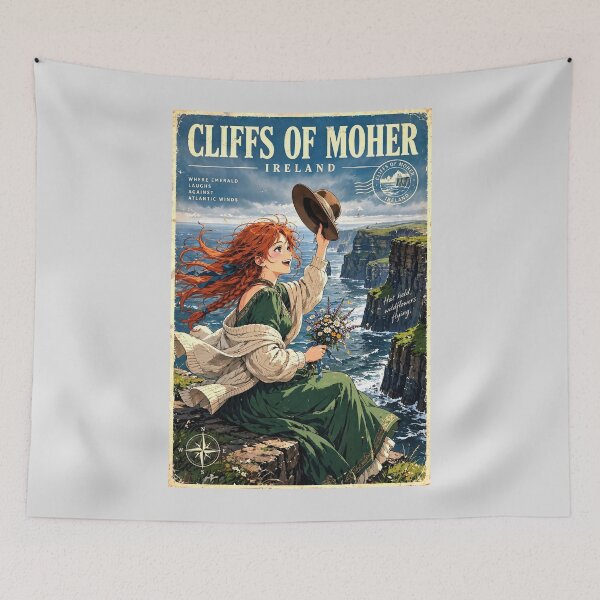 Item preview, Ireland — Cliffs of Moher — A Wild Atlantic Journey Through Wind, Sea and Emerald Cliffs designed and sold by DibujandoPorfa.