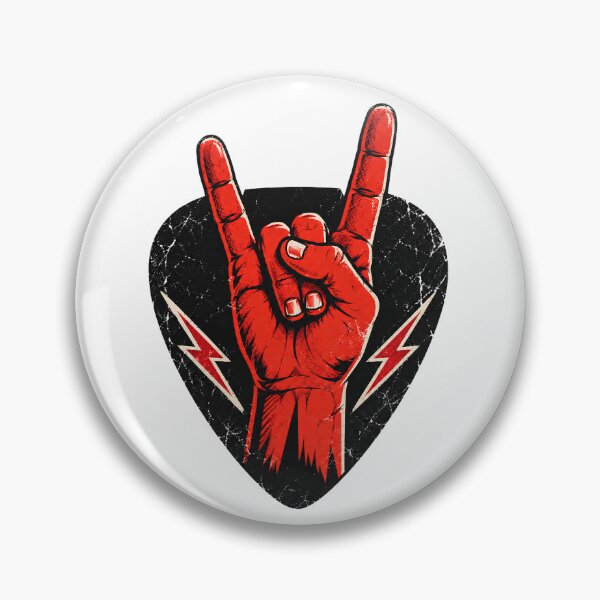 Item preview, Red Rock Horns Hand Guitar Pick designed and sold by Skyrocketz.