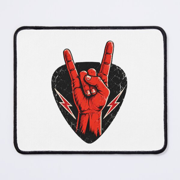 Item preview, Red Rock Horns Hand Guitar Pick designed and sold by Skyrocketz.