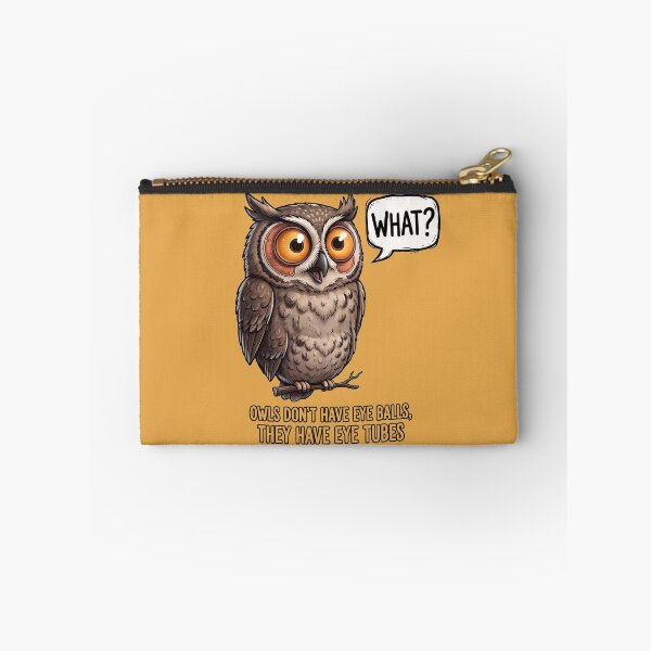 Item preview, Owls Don't Have Eyeballs Funny Science Cute Owl Art designed and sold by FrozenFits.