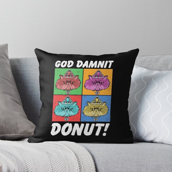 Item preview, God Damnit Donut Cat DCC designed and sold by khdmalakarak.