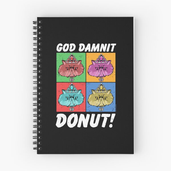 Item preview, God Damnit Donut Cat DCC designed and sold by khdmalakarak.