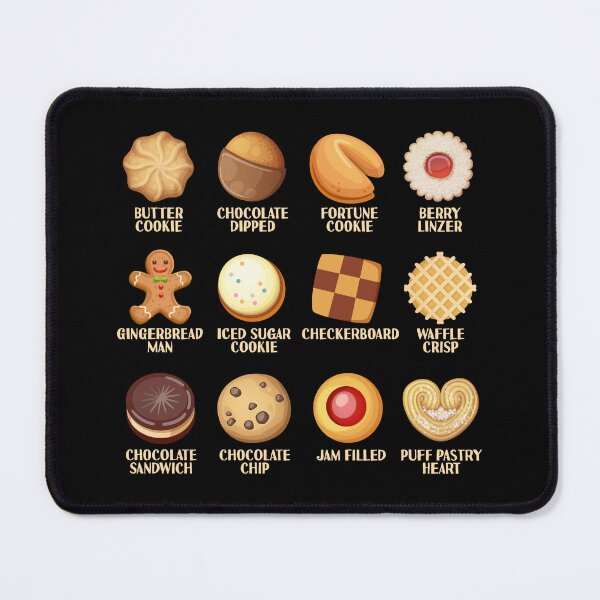 Item preview, Cookie Types Fun Dessert Treats Delicious Pastries designed and sold by Maria Garcia.