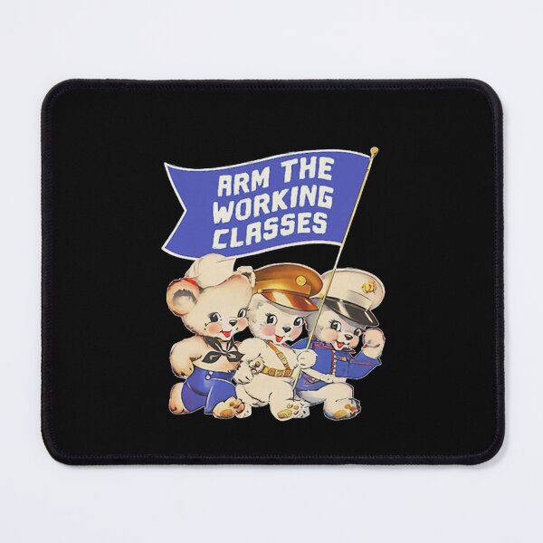 Item preview, Cute Vintage Bears Arm The Working Classes Slogan Art designed and sold by MargretJung.