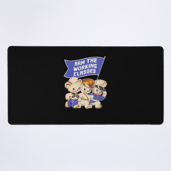 Item preview, Cute Vintage Bears Arm The Working Classes Slogan Art designed and sold by MargretJung.