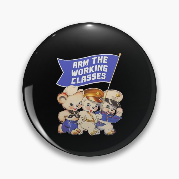Item preview, Cute Vintage Bears Arm The Working Classes Slogan Art designed and sold by MargretJung.