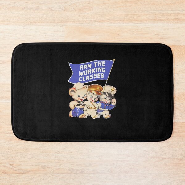 Item preview, Cute Vintage Bears Arm The Working Classes Slogan Art designed and sold by MargretJung.