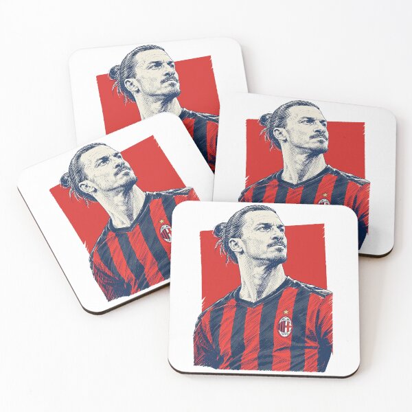Item preview, Zlatan Ibrahimovic AC Milan Portrait - Vintage Comic Style Rossoneri Football Art designed and sold by arfindo-indra.