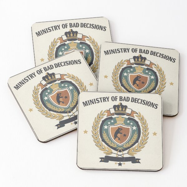 Item preview, Ministry of Bad Decisions designed and sold by PictorialWhimsy.