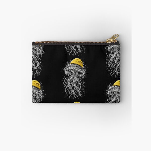 Item preview, Jellyfish Streetwear Yellow Beanie Cute Marine Life Graphic designed and sold by CF_VintageDesign.