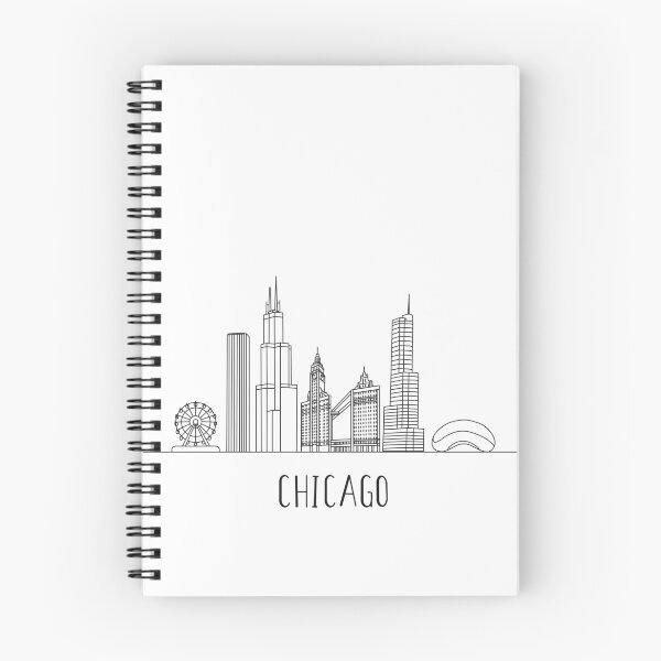 Item preview, Chicago Skyline Minimalist Line Art designed and sold by MinimalLine.