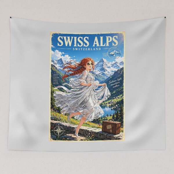 Item preview, Switzerland — Swiss Alps — A Dreamlike Journey Above the Clouds and Snow-Capped Peaks designed and sold by DibujandoPorfa.