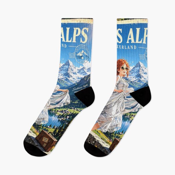 Item preview, Switzerland — Swiss Alps — A Dreamlike Journey Above the Clouds and Snow-Capped Peaks designed and sold by DibujandoPorfa.