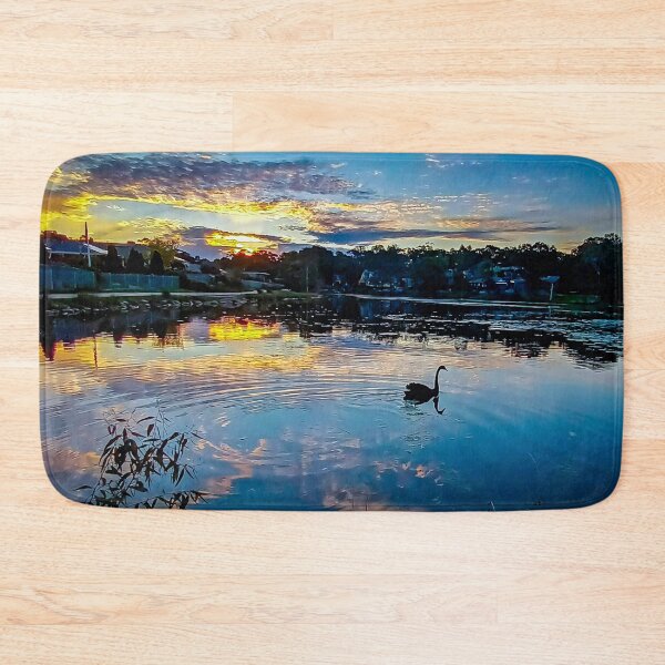 Item preview, Black Swan at Sunset - Kangaroo Flat, Victoria, Australia designed and sold by Steven Jodoin.