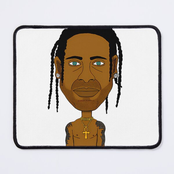 Item preview, Black Guy With Dreads Green Eyes And Gold Ankh Chain designed and sold by AnthonyBurton6.