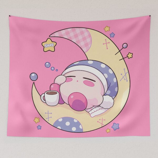 Item preview, Kirby sleeping on the moon designed and sold by JarquinDD.