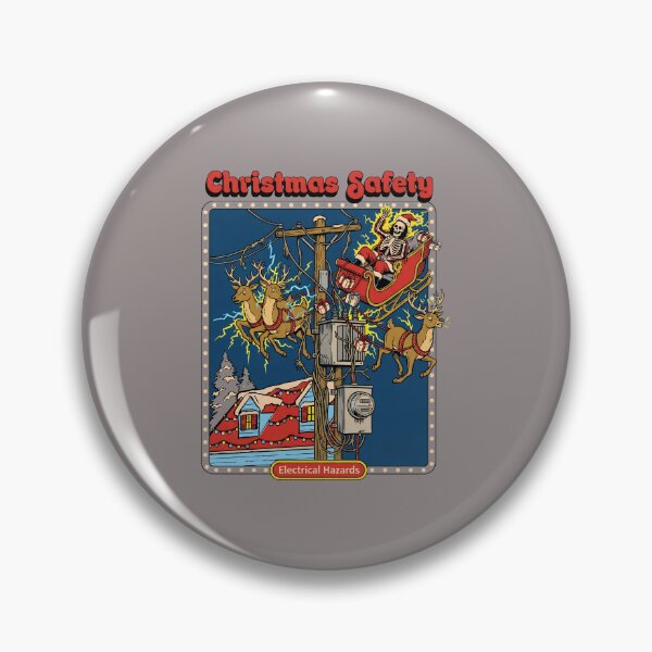 Item preview, Christmas Safety Skeleton Santa Electrocution-23 designed and sold by SelinSaraWahl.