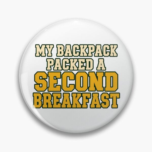 Item preview, Backpack Second Breakfast Collegiate Letters designed and sold by Bikivuno.
