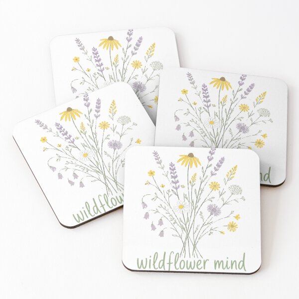 Item preview, Wildflower Mind Watercolor Wildflower Bouquet Cottagecore Design designed and sold by The Vault Shop.