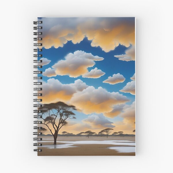 Item preview, Golden Clouds Over the African Savannah designed and sold by tambanow.