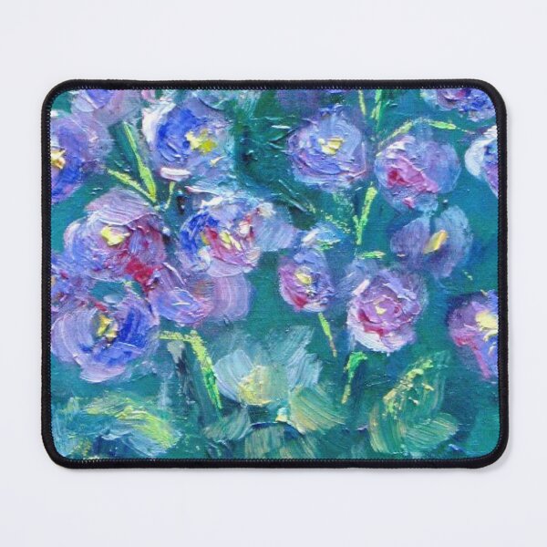Item preview, Oil Painting Purple Delphinium Floral designed and sold by CanvasMeadow.