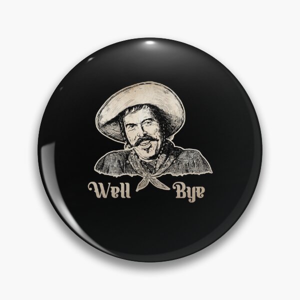 Item preview, Vintage Southern Cowboy Mustache Portrait Well Bye Text designed and sold by MargretJung.