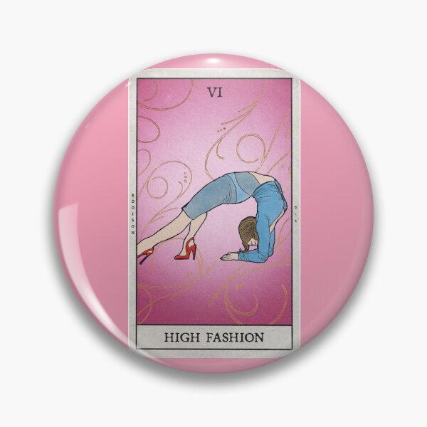 Item preview, Pink whimsy tarot card Addison high fashion designed and sold by ellmoswrld.