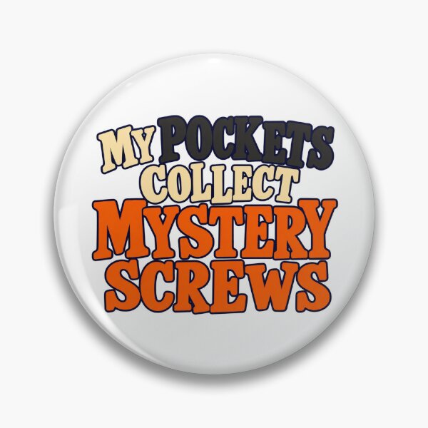 Item preview, Mystery Screws in My Pockets Funny Lettering designed and sold by Bikivuno.
