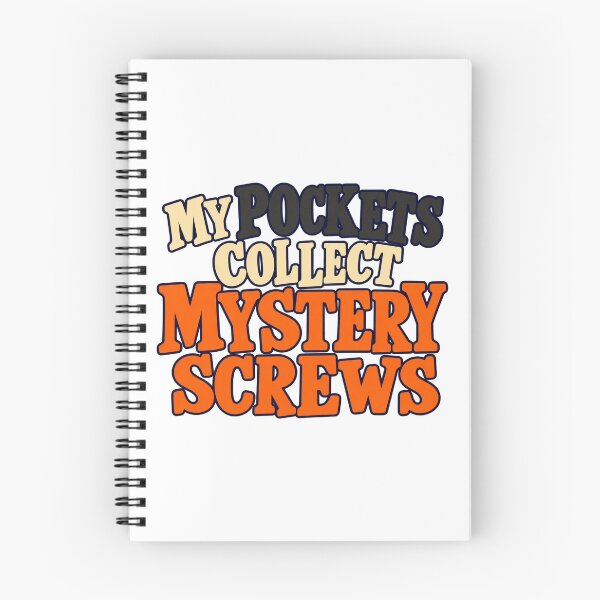 Item preview, Mystery Screws in My Pockets Funny Lettering designed and sold by Bikivuno.