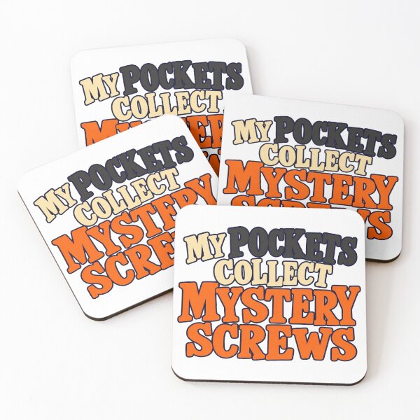 Item preview, Mystery Screws in My Pockets Funny Lettering designed and sold by Bikivuno.